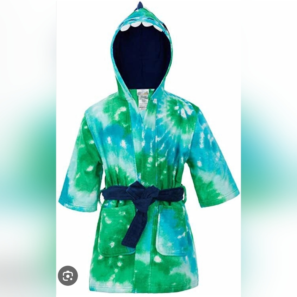 Bathrobe. Boys.